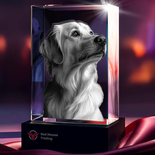 3D Crystal Rectangle - Portrait personalized with a photo, image 5