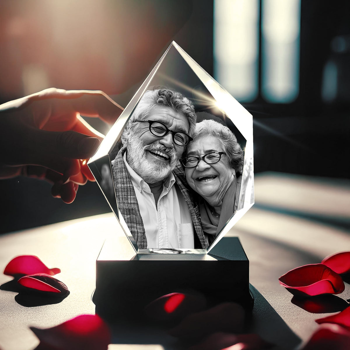 3D Crystal Iceberg personalized with a photo, image 9