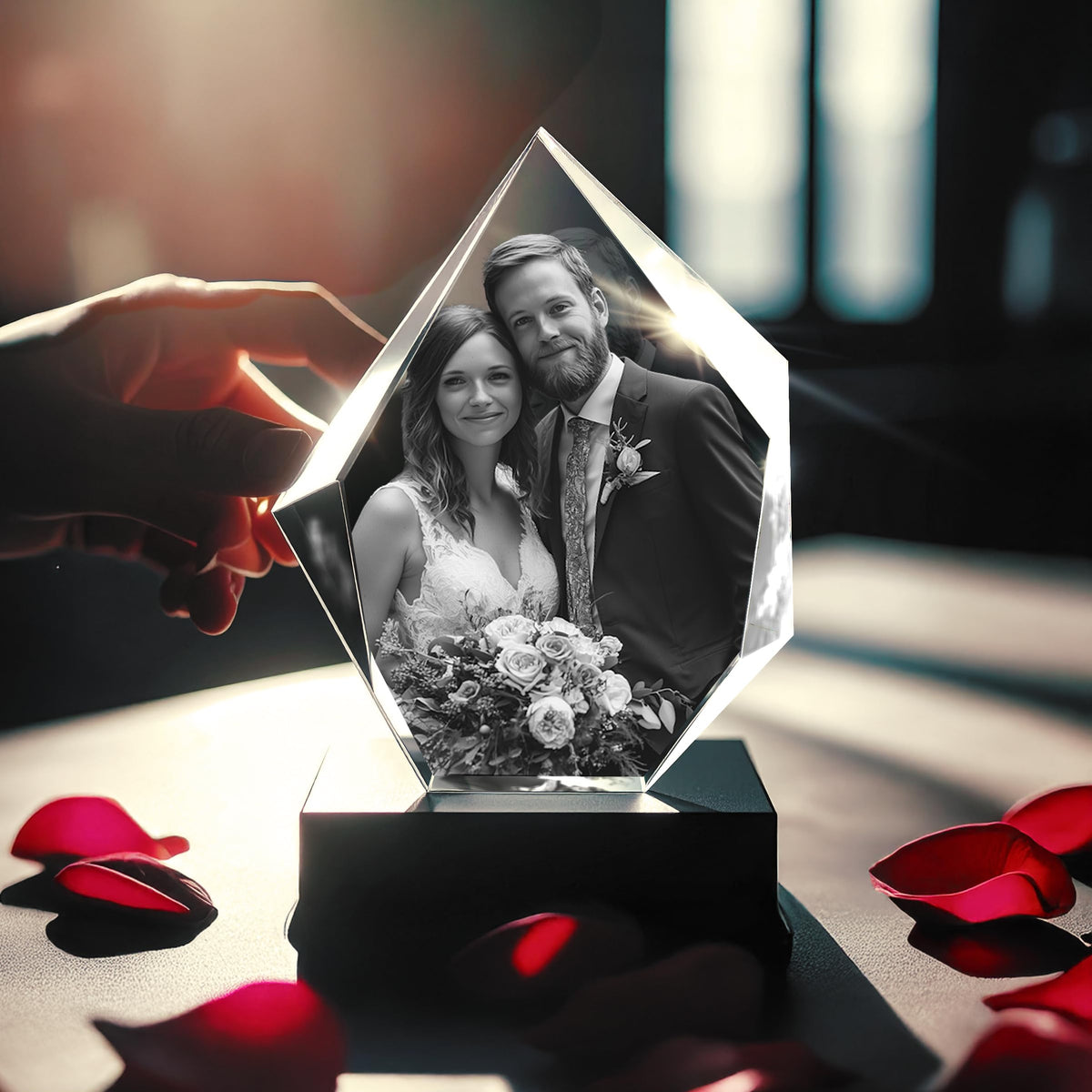 3D Crystal Iceberg personalized with a photo, image 5