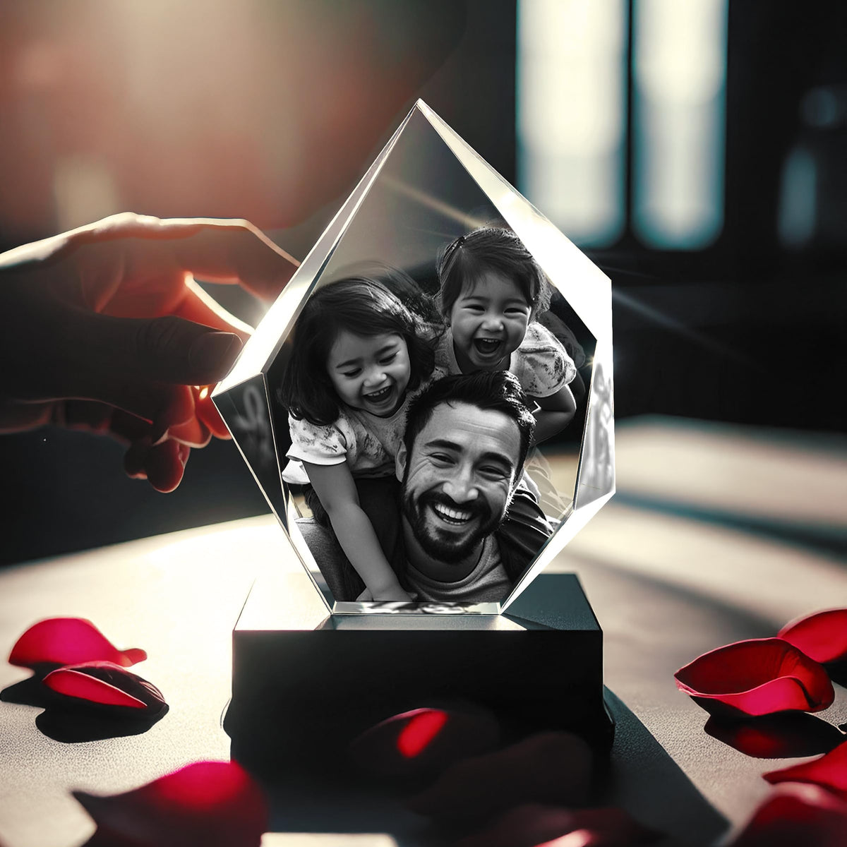 3D Crystal Iceberg personalized with a photo, image 8