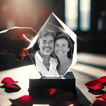 3D Crystal Iceberg personalized with a photo, image 6