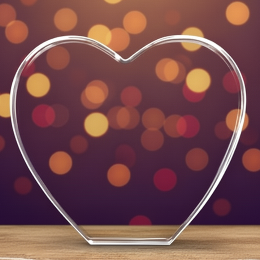 3D Crystal Heart